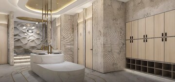 Building Lobby in 3 BHK Apartment at Piramal Mahalaxmi, Mahalaxmi – for Rent