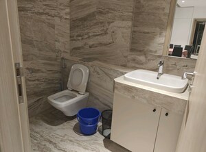 Bathroom in 4 BHK Apartment at Rustomjee Crown, Prabhadevi – for Rent