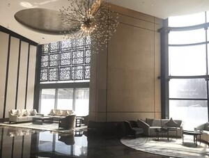 Living Room in 4 BHK Apartment at Omkar 1973, Worli – for Rent