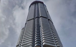 Staircase in 4 BHK Apartment at Omkar 1973, Worli – for Rent