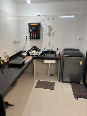 Kitchen in Studio Apartment at Mayfair The View, Vikhroli West – for Rent