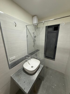 Bathroom in 2 BHK Apartment at Dynamix Divum, Malad East – for Rent