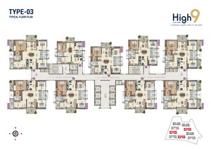 Master Plan in 3 BHK Apartment at Anvita High 9, Kollur – for Sale