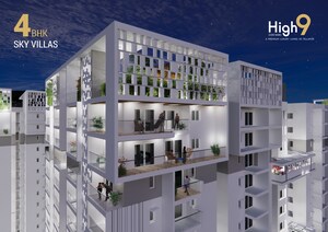 Balcony in 3 BHK Apartment at Anvita High 9, Kollur – for Sale