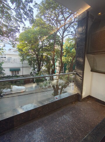 Balcony in 3.5 BHK Builder Floor at Panchsheel Enclave – for Rent