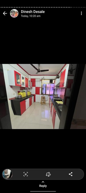 Kitchen in 1 BHK Apartment at Meghdoot CHS Kopri, Kopri – for Rent
