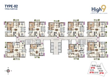 Master Plan in 3 BHK Apartment at Anvita High 9, Kollur – for Sale