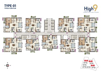 Master Plan in 3 BHK Apartment at Anvita High 9, Kollur – for Sale