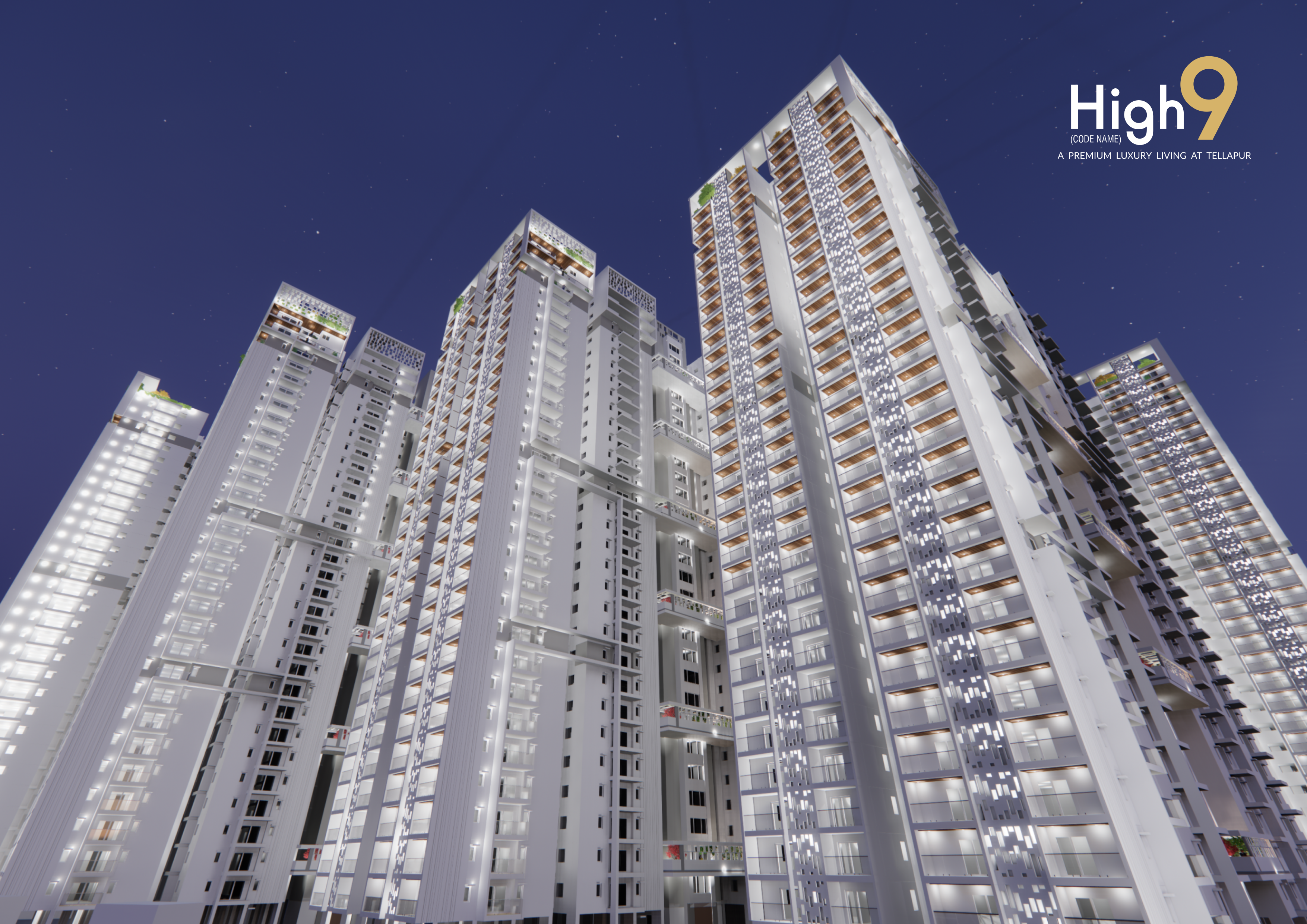 3 BHK 1965 Sq.Ft. Apartment in Anvita High 9