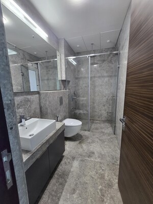 Bathroom in 3 BHK Apartment at Raheja Imperia, Worli – for Rent