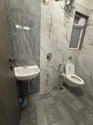 Bathroom in 1 BHK Apartment at Shraddha Pearl, Kannamwar Nagar – for Rent