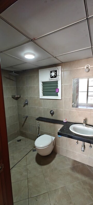 Bathroom in 2 BHK Apartment at Puravankara Purva Westend, Kudlu Gate – for Rent