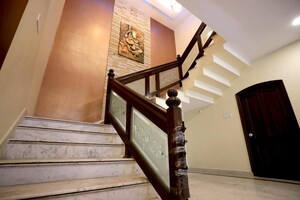 Staircase in 5 BHK Villa at A S Rao Nagar – for Sale