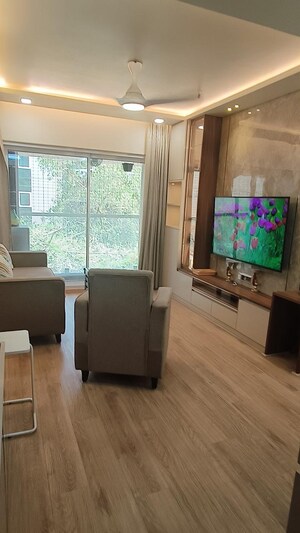 Living Room in 2 BHK Apartment at Srishti Harmony 3 Phase 1, Andheri East – for Rent