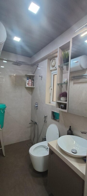 Bathroom in 2 BHK Apartment at Srishti Harmony 3 Phase 1, Andheri East – for Rent