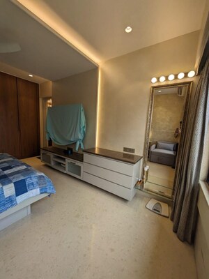 Living Room in 3 BHK Apartment at Ashford Casa Grande, Lower Parel – for Rent