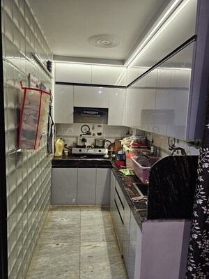 Kitchen in 2 BHK Builder Floor at Vipin Garden – for Rent