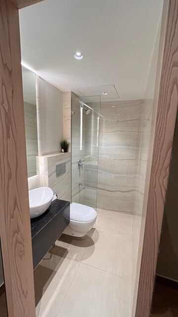 Bathroom in 3 BHK Apartment at Siddha Sky, Sion – for Sale