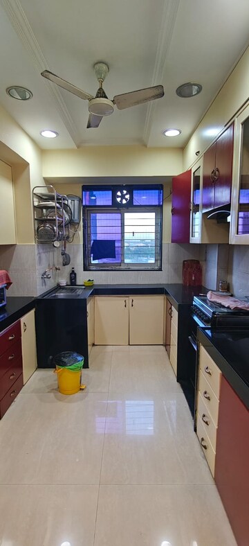 Kitchen in 4 BHK Apartment at Sandy Flama, Parel – for Rent