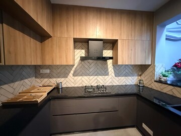 Kitchen in 3 BHK Apartment at Adarsh Palace, Jp Nagar – for Rent