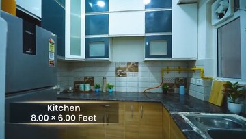 Kitchen in 2 BHK Apartment at Gaur 14th Avenue High Street, Sector 16c Greater Noida – for Sale
