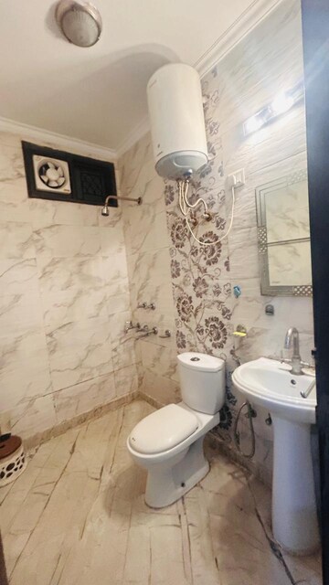 Bathroom in 3 BHK Builder Floor at Malviya Nagar – for Rent