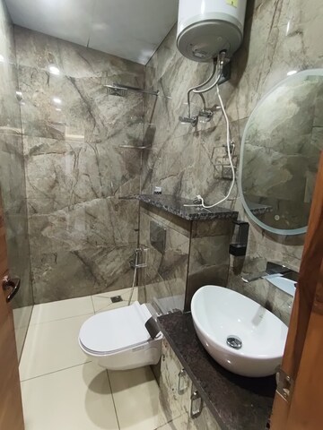 Bathroom in 2 BHK Builder Floor at Global Foyer, Sector 43 – for Rent