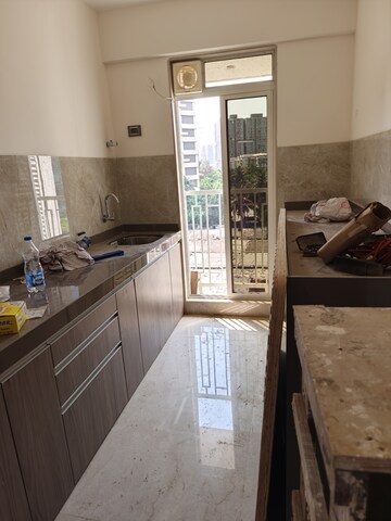 Kitchen in 1 BHK Apartment at Crescent Silverwoods, Powai – for Rent