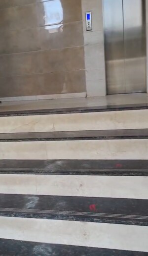 Staircase in 3 BHK Apartment at BPTP The Pedestal, Sector 70a – for Rent