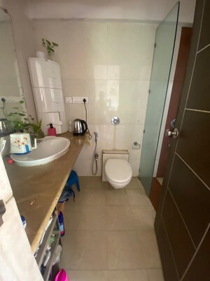 Bathroom in 2 BHK Apartment at Nahar Jonquille And Jamaica, Chandivali – for Rent