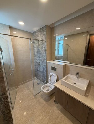 Attached Bathroom in 3 BHK Apartment at Ambience Creacions, Sector 22 – for Rent
