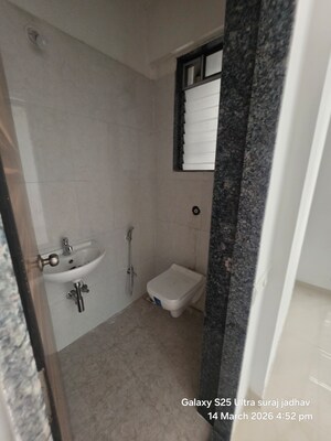 Bathroom in 1 BHK Apartment at Shivam Gulmohar, Goregaon West – for Rent