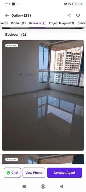 Room in 2 BHK Apartment at Sheth Auris Bliss, Malad West – for Sale