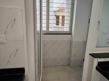 Bathroom in 3 BHK Apartment at Goel Ganga Acropolis, Baner – for Rent