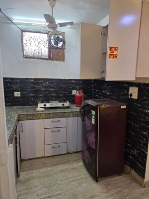 Kitchen in 1 BHK Builder Floor at Saket – for Rent