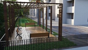 Balcony in 3 BHK Apartment at Anuhar Tower, Manikonda – for Rent