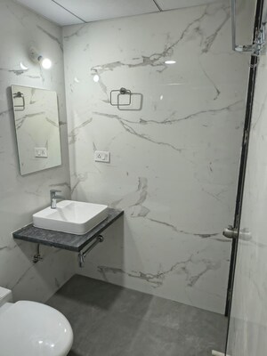 Bathroom in 2 BHK Apartment at Goel Ganga Serio, Kharadi – for Rent