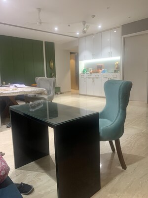 Team Area in 4 BHK Apartment at Lodha Trump Tower, Worli – for Rent