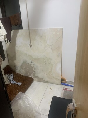 Bathroom in 4 BHK Apartment at Lodha Trump Tower, Worli – for Rent