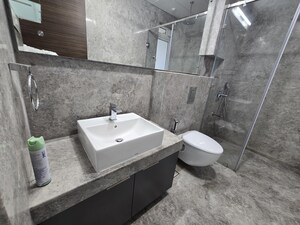 Bathroom in 3 BHK Apartment at Raheja Imperia, Worli – for Rent