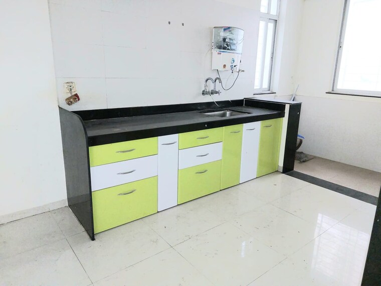 Kitchen, rohan-leher 3 Bedroom 1500 Sq.Ft. Apartment In Baner Pune 10127689