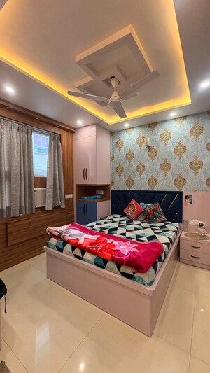 Bedroom in 3 BHK Apartment at Omaxe The Palace, Gomti Nagar – for Rent