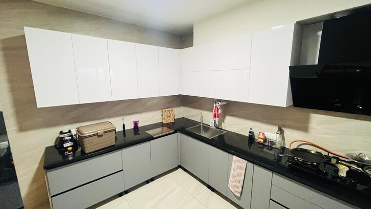 Kitchen, myscape-sanctuary 3 Bedroom 2400 Sq.Ft. Apartment In Hafeezpet Hyderabad 10147717