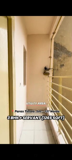 Staircase in 2.5 BHK Apartment at Paras Tierea, Sector 137 – for Sale