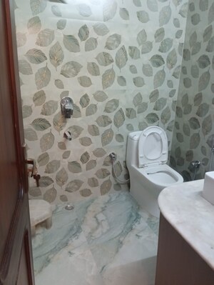Bathroom in 3 BHK Apartment at AWHO Shanti Vihar, Sector 95 – for Rent