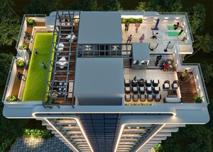 Staircase in  Showroom at Harsh Trinity Oasis, Bapane – for Sale