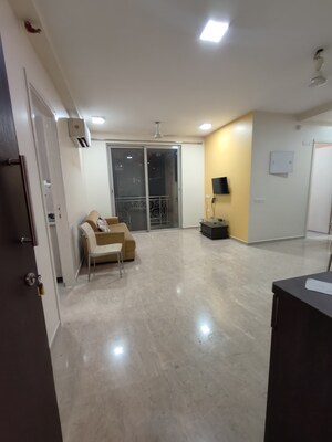 Living Room in 2 BHK Apartment at Nilgiri Upvan CHS, Gawand Baug – for Rent