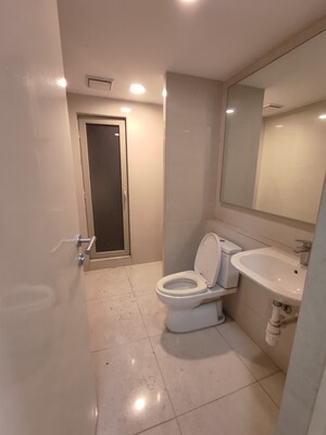 Bathroom in 2 BHK Apartment at Nilgiri Upvan CHS, Gawand Baug – for Rent