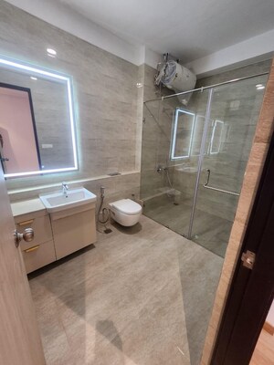 Bathroom in 4 BHK Apartment at Omkar 1973, Worli – for Rent