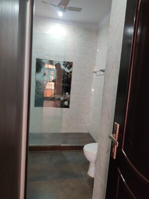 Bathroom in 3 BHK Builder Floor at Ansal Sushant Lok I, Sector 43 – for Rent